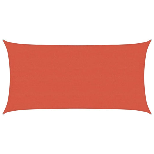 Vidaxl Toldo De Vela Hdpe Terracota 160 G/m² 4x7 M_0
