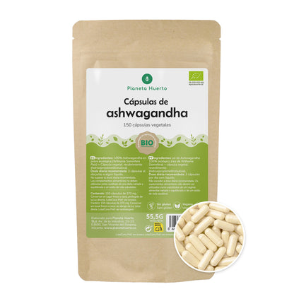Ashwagandha BIO Planet Garden 150 cápsulas