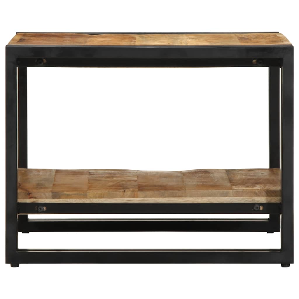 Mesa De Centro 50x50x38 Cm Madera Maciza De Mango_3