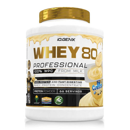 Whey 80 Profesional - 2kg - Natillas - Proteina De Suero Whey - Io.genix_0