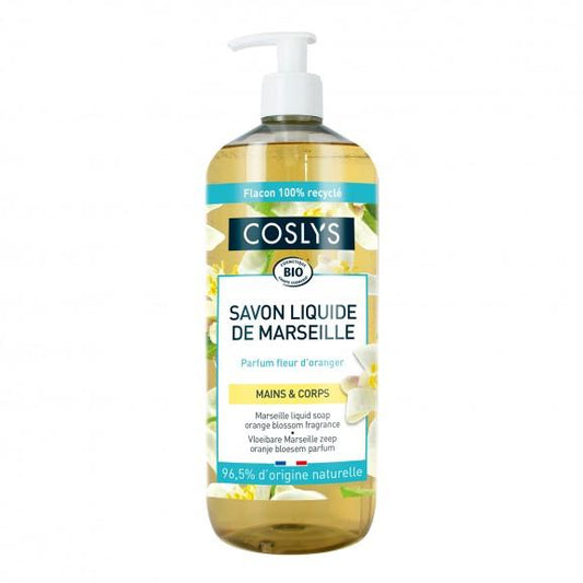 Sabonete Coslys Marselha com aroma de flor de laranjeira 1L