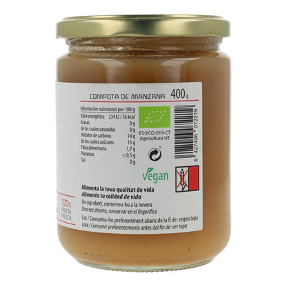 Compota de maçã ECO Cal Valls, 400 g