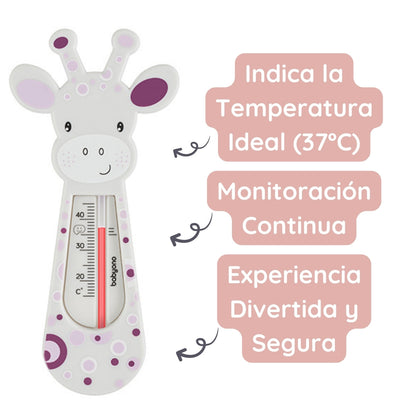 Termometro Del Agua Para Bebés Girafa Azul_3