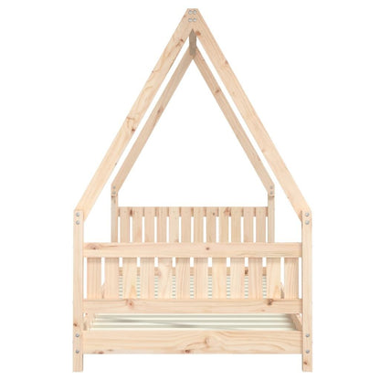 Vidaxl Estructura De Cama Para Niños Madera Maciza De Pino 90x200 Cm_4