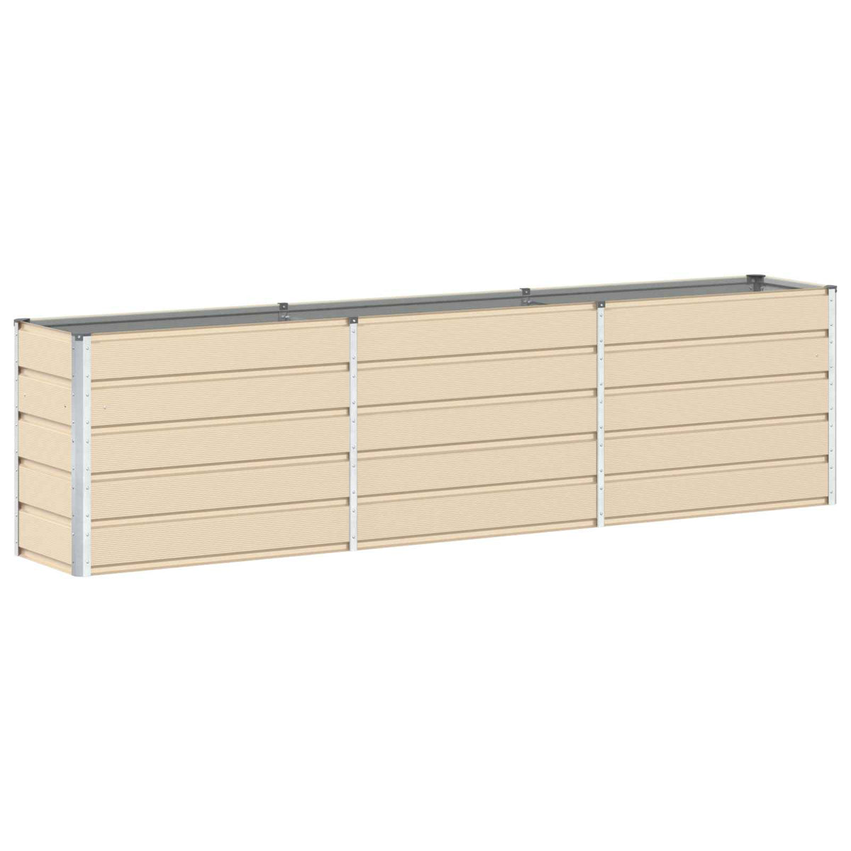 Jardinera Marfil 290 X 50 X 75 Cm Acero Galvanizado_0