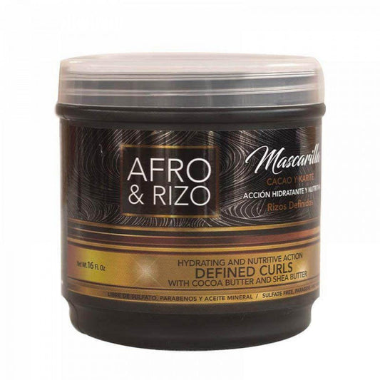 Máscara Afro e Caracóis