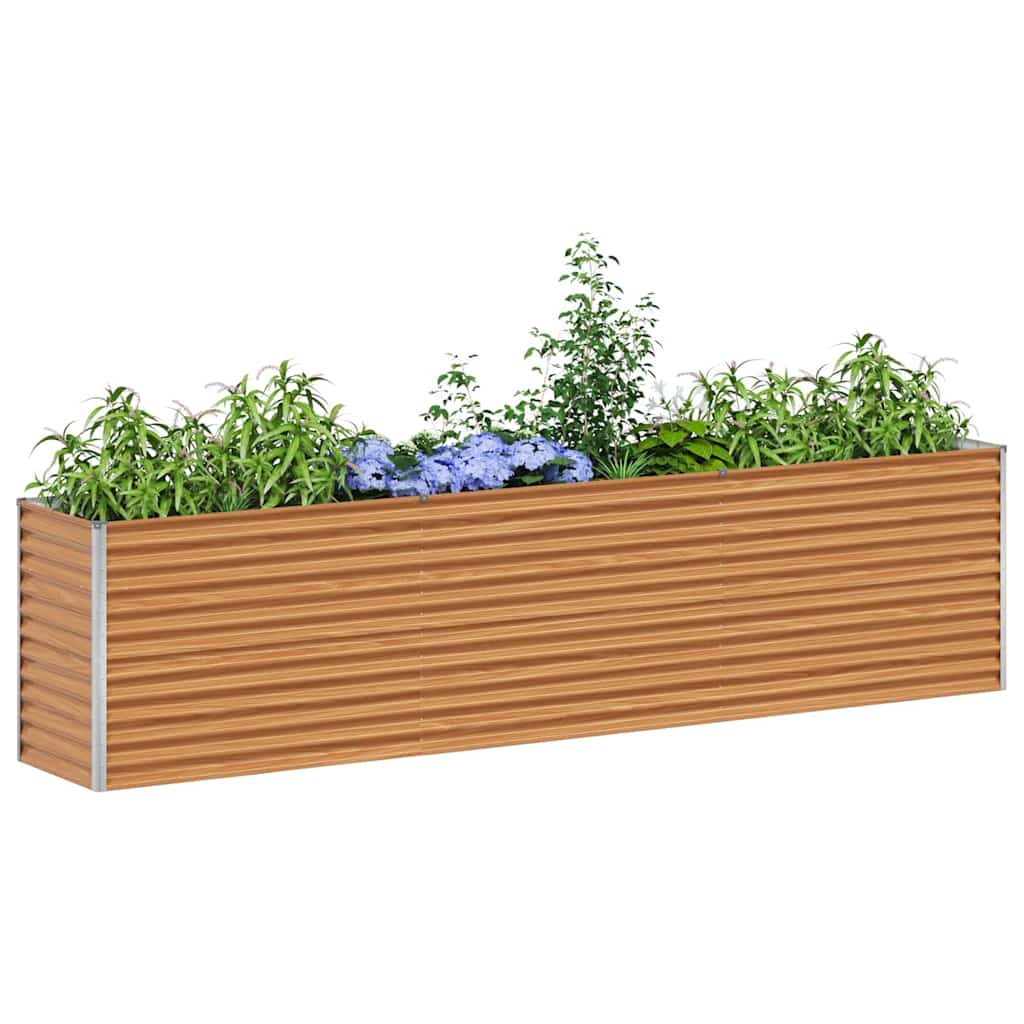Arriate Elevado Marrón Claro 290 X 50 X 68 Cm Acero Galvanizado_2