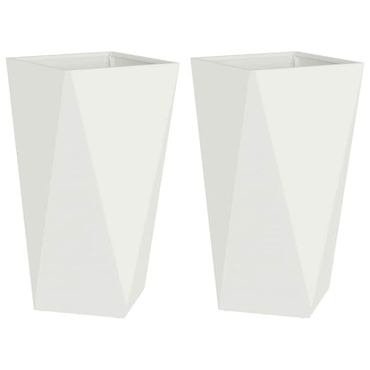 Jardinera 2 Pcs 40 X 40 X 75 Cm Acero_0