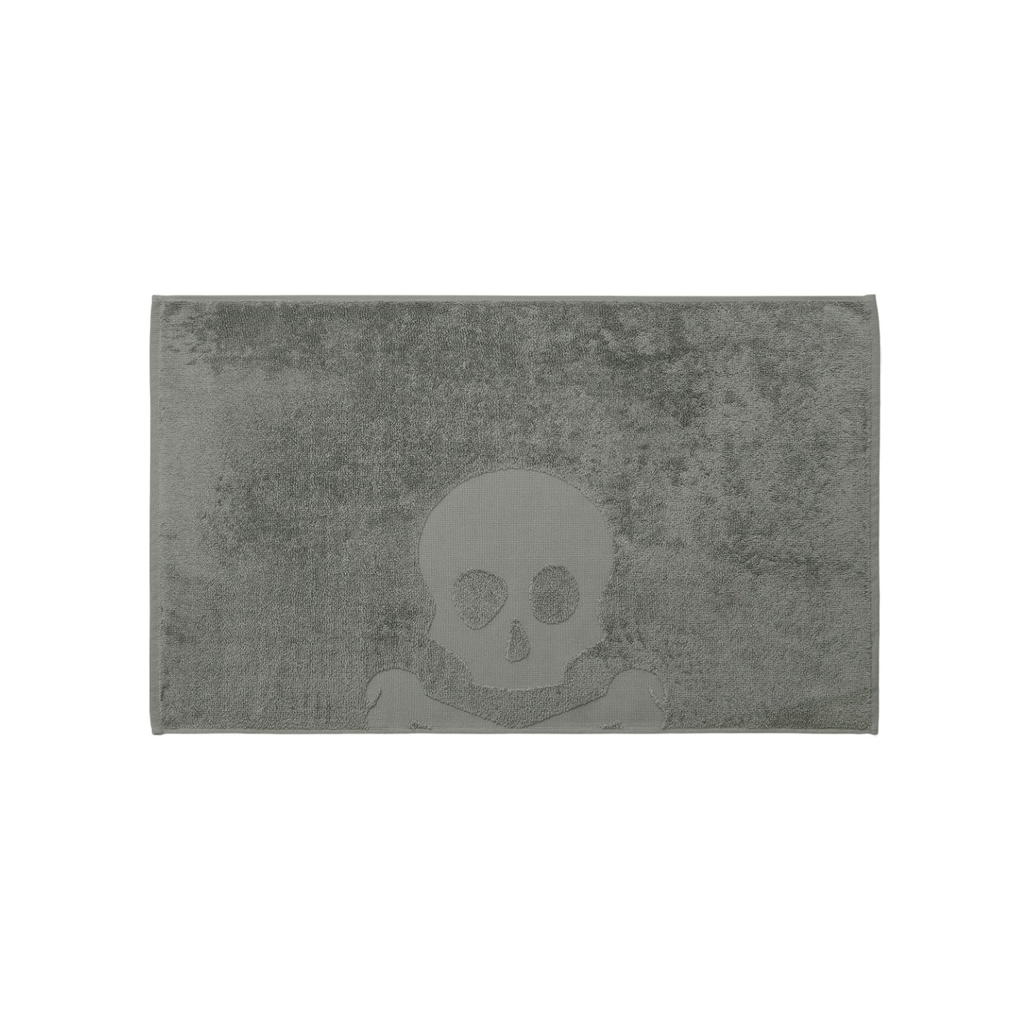 Alfombra De Baño Calavera 50x80cm 100% Algodón 750gsm Verde Scalpers Home_0