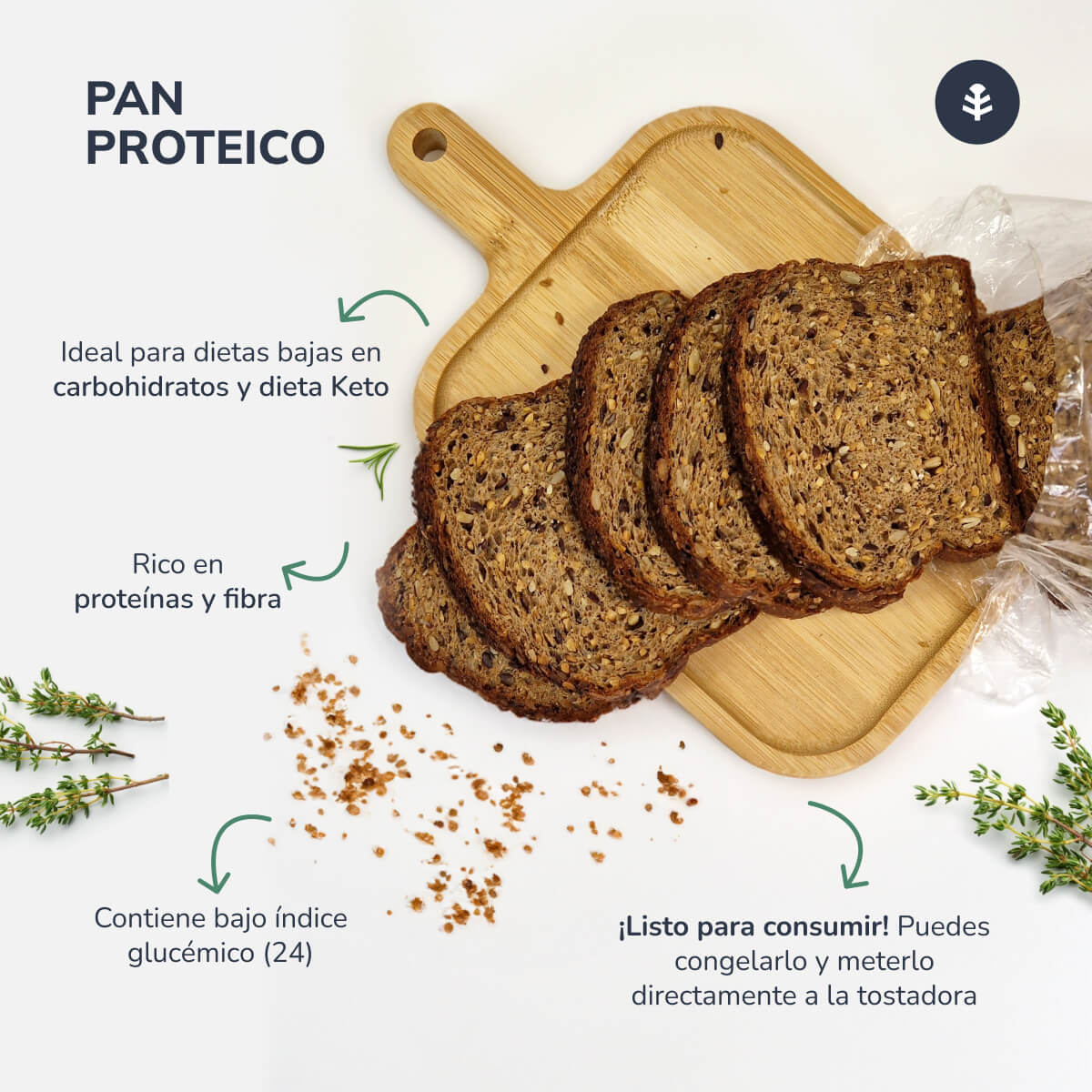 Pão de Proteína Planeta Huerto 500 g