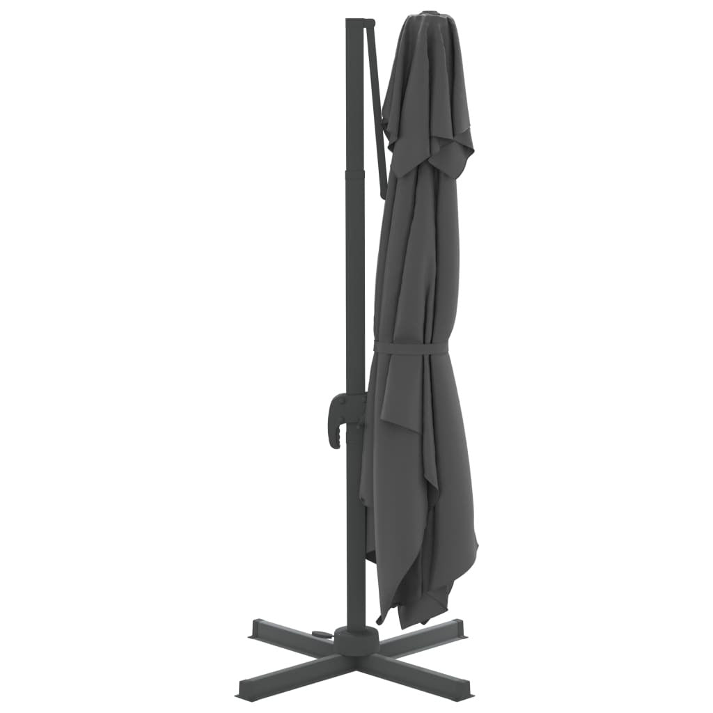 Vidaxl Sombrilla Colgante De Doble Techo Gris Antracita 400x300 Cm_4
