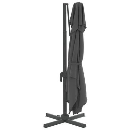 Vidaxl Sombrilla Colgante De Doble Techo Gris Antracita 400x300 Cm_4
