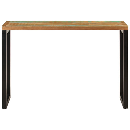 Mesa Consola Madera Maciza Reciclada 110x35x75 Cm_0