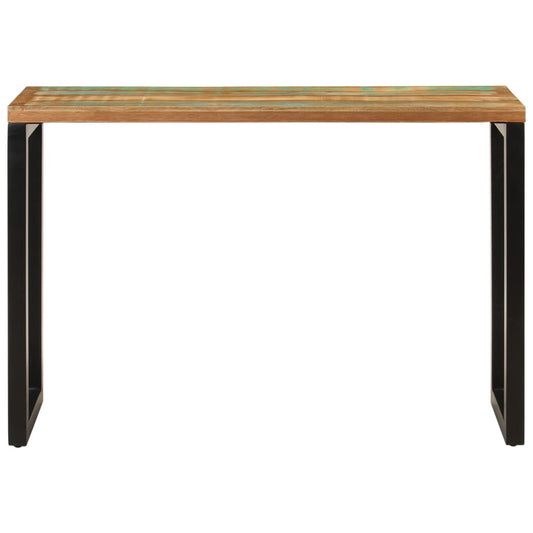 Mesa Consola Madera Maciza Reciclada 110x35x75 Cm_0
