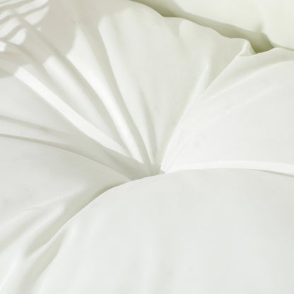 Outsunny Conjunto De Jardín De Ratán Sintético De 4 Piezas Crema_4