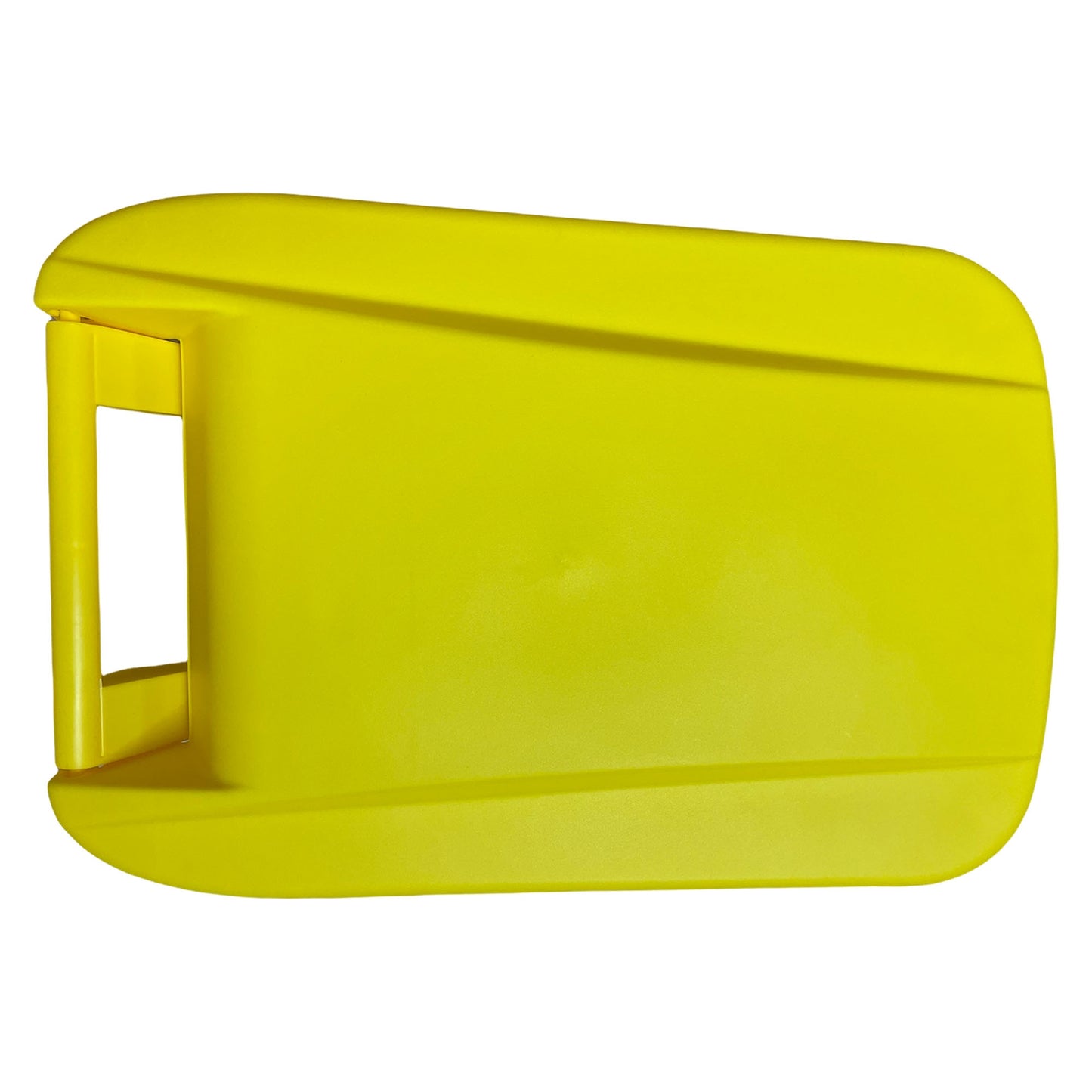 Contenedor - Cubo De Basura Wellhome Reciclo 110l, Color Amarilllo Cerrado Con Tapa, Ideal Para Reciclaje De Plásticos, Con Ruedas_5