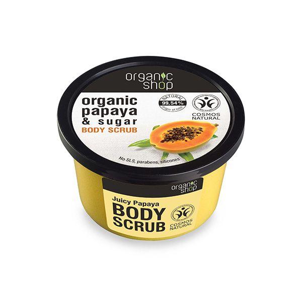 Juicy Papaya Organic Shop Body Scrub 250 ml