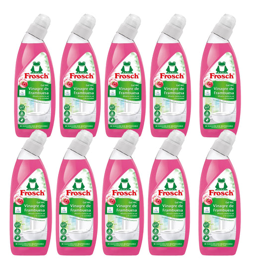 Pack de 10x Gel Higiénico Frosch com Vinagre de Framboesa 750ml