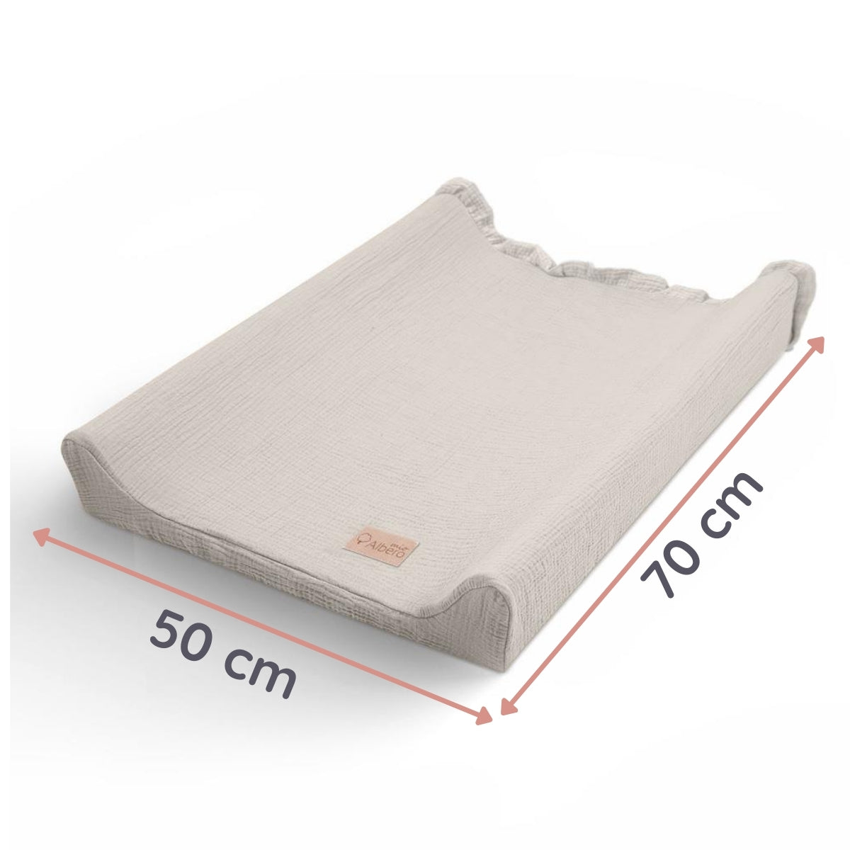 Cotton Color Funda De Cambiador Muselia Algodón 100% Albero Mio | Suavidad Transpirable Para Cambios Más Cómodos_3