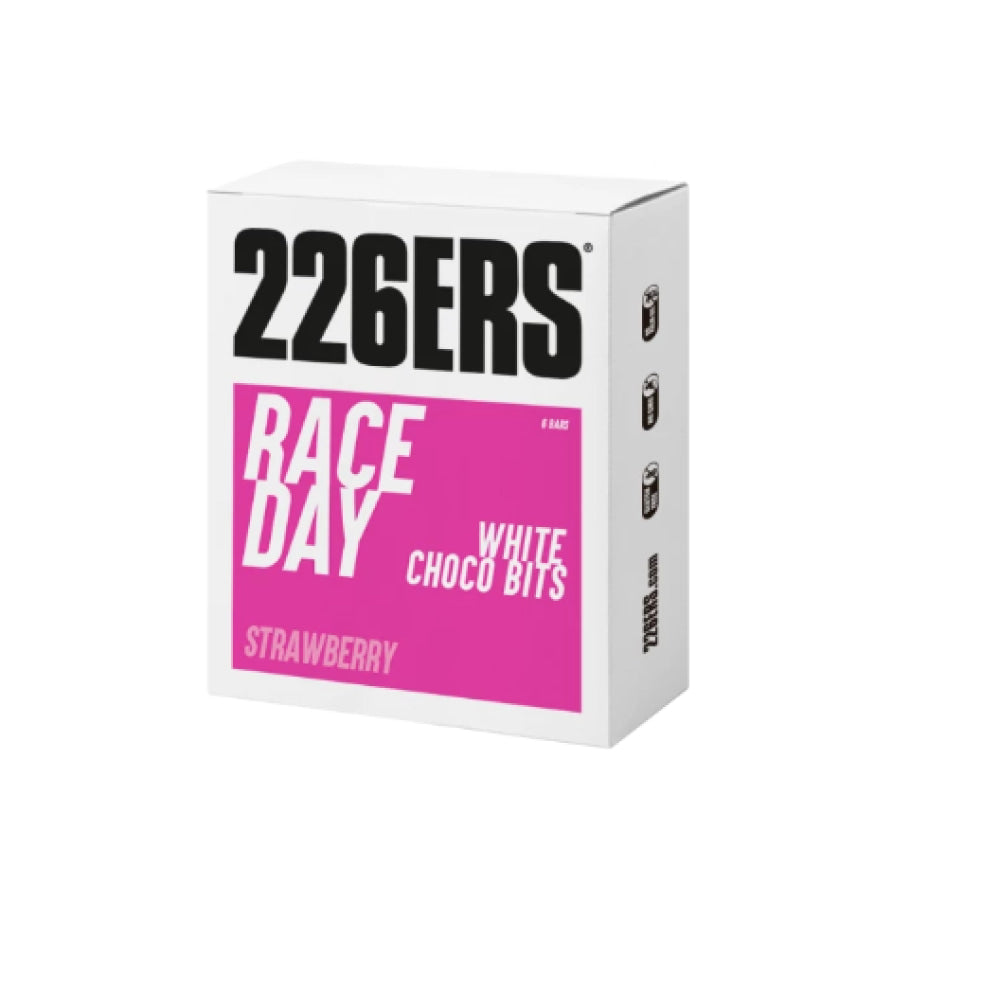 Box Race Day Bar Choco Bits 6 X 40 Gr Chocolate Blanco Y Fresa_0