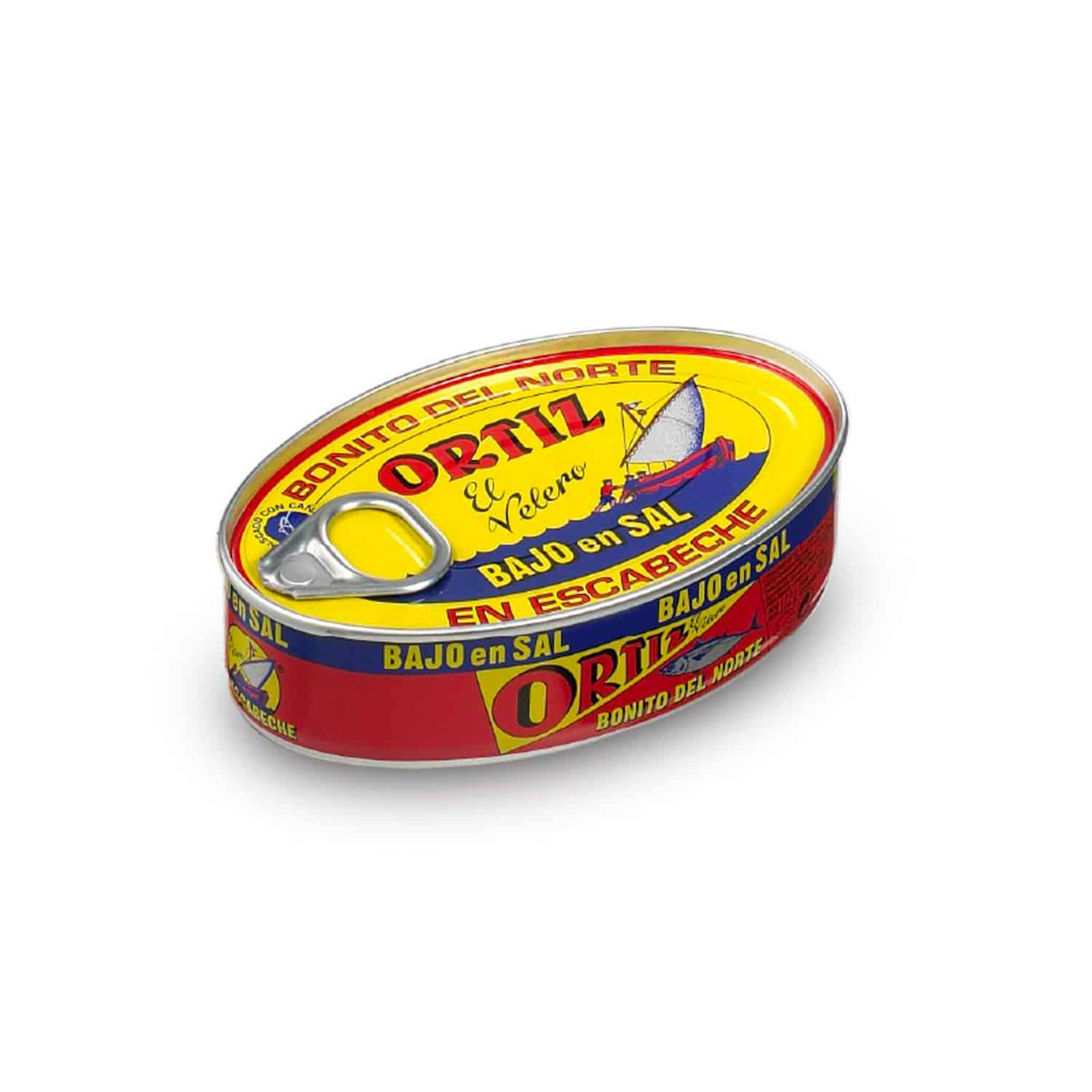 Bonito Escabeche Bajo En Sal 1⁄4ov Ol-120/112g Ortiz_0