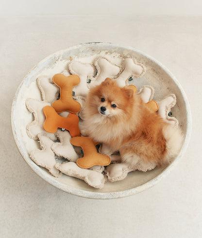 Cafide Juguete De Material Reciclado Para Perro Beige. Modelo Play._1