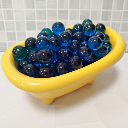 Caja 40 Perlas De Baño Con Aroma A Flor De Loto - Con Aceite De Soja - Hidratante Y Aromática - Forma Bola_3