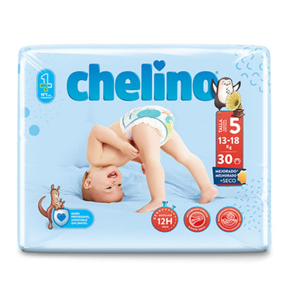FRALDA CHELINO T5 Steps (13-18Kg) 30 unidades