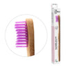Escova de dentes em bambu para adulto Hm Soft Purple The Humble