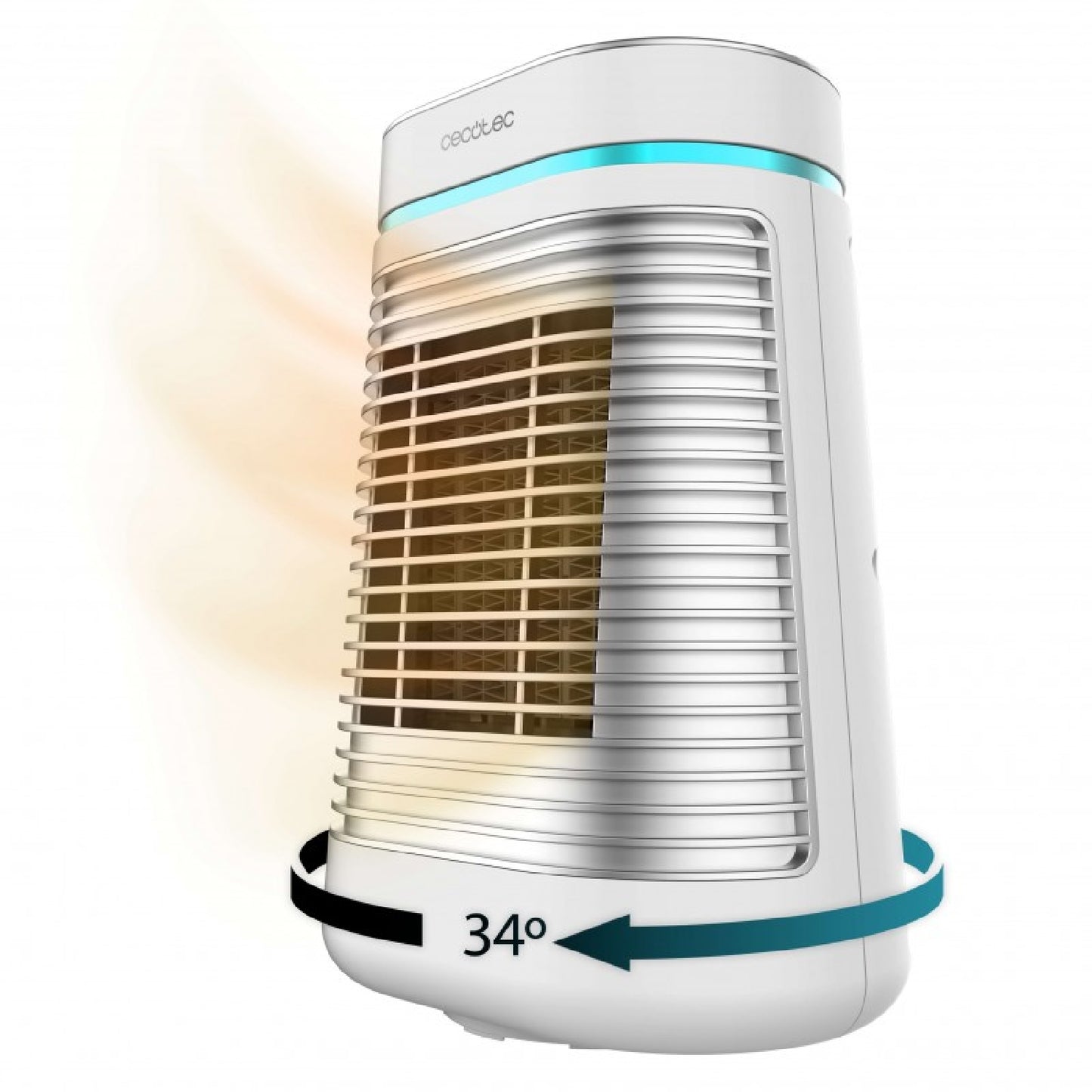 Cecotec Calefactor Cerámico De Sobremesa Readywarm 1550 Max Ceramic Rotate Smart White_0