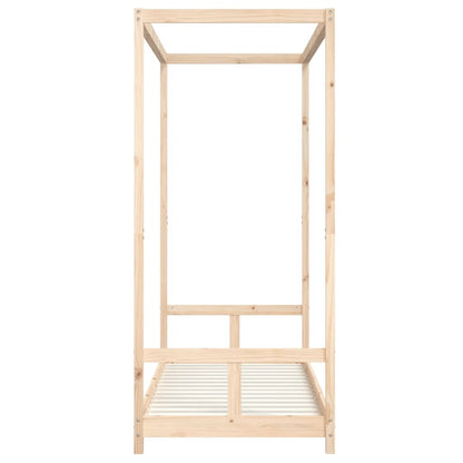 Vidaxl Estructura De Cama Para Niños Madera Maciza De Pino 80x200 Cm_4