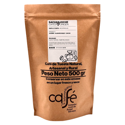 Cafe Sin Intermediarios Café Nicaragua Sacuanjoche En Grano Para Americana 500 G_0