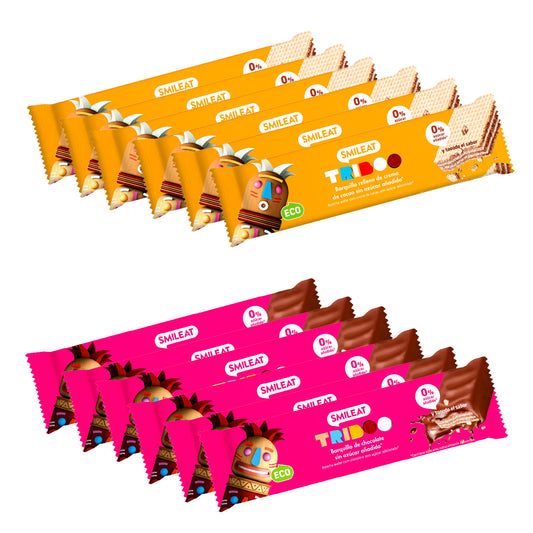 Embalagem de 12 barras de bolacha ECO, Smileat, 30g