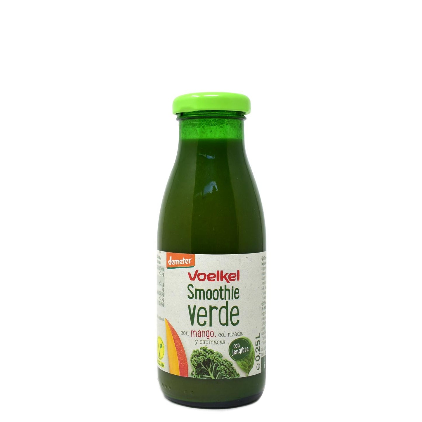 Smoothie de manga verde, couve e espinafres Voelkel 250ml