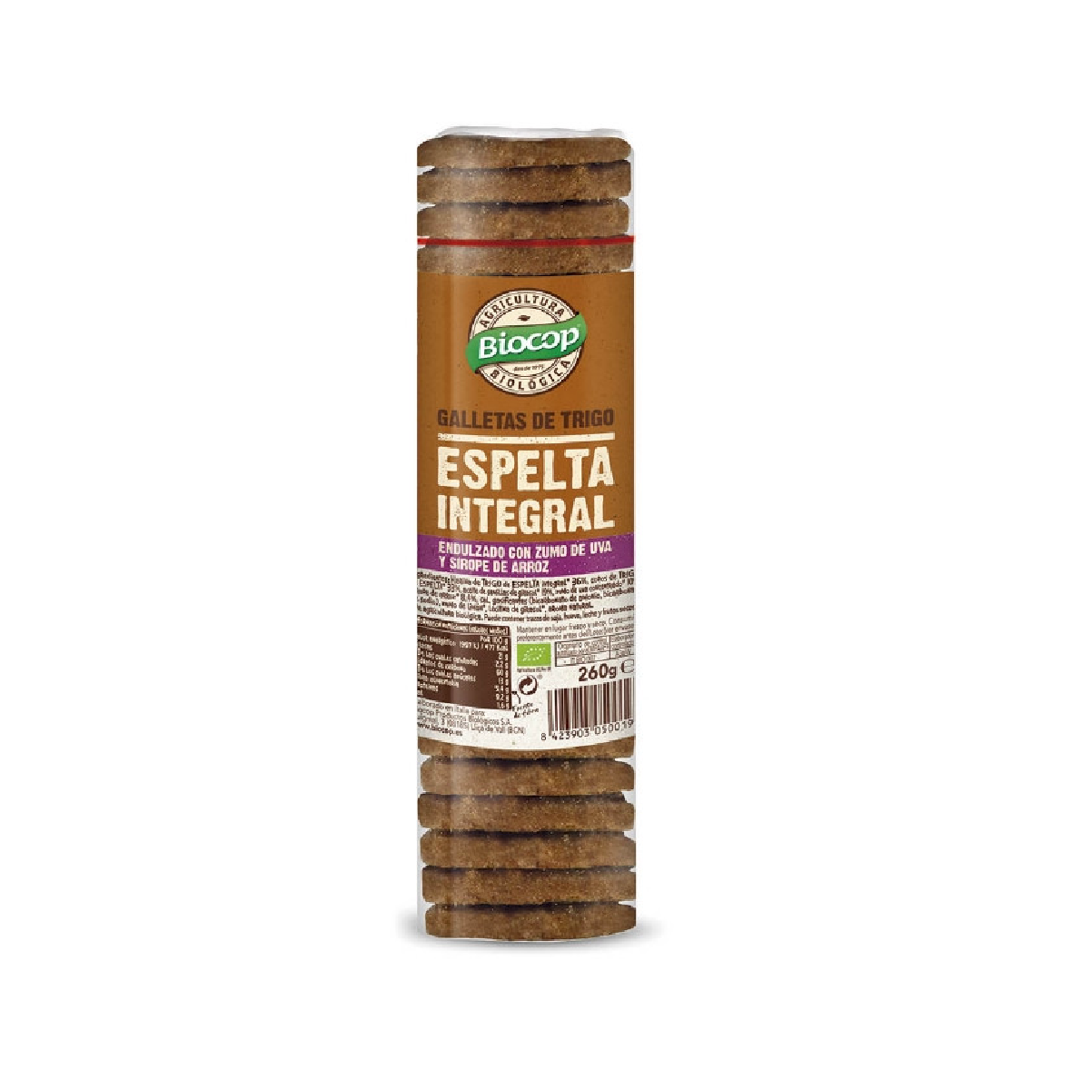 Biscoitos de Espelta Integral Biocop 250 g