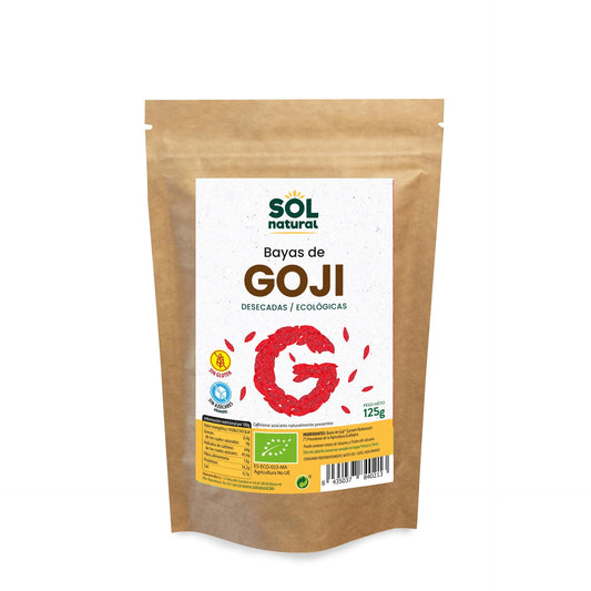 Bagas de goji biológicas Sol Natural 125 g