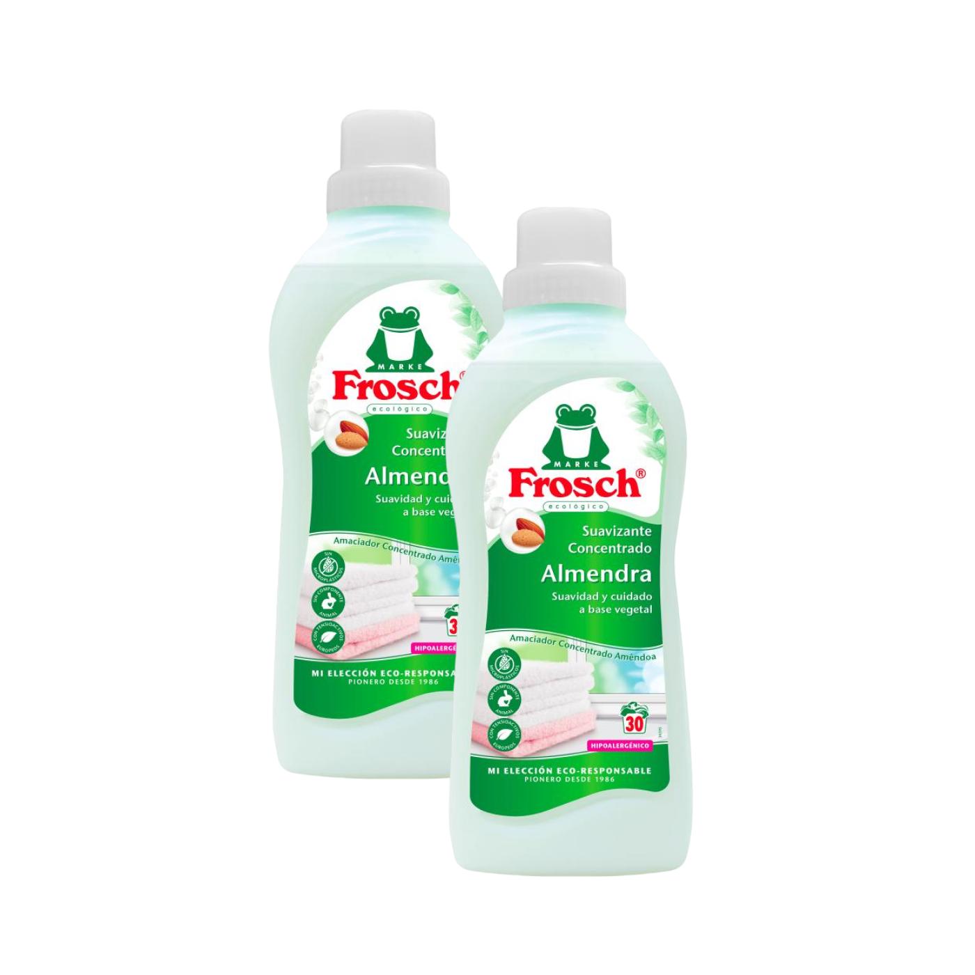 EMBALAGEM COM 2 Amaciadores Frosch Almond 750 ml