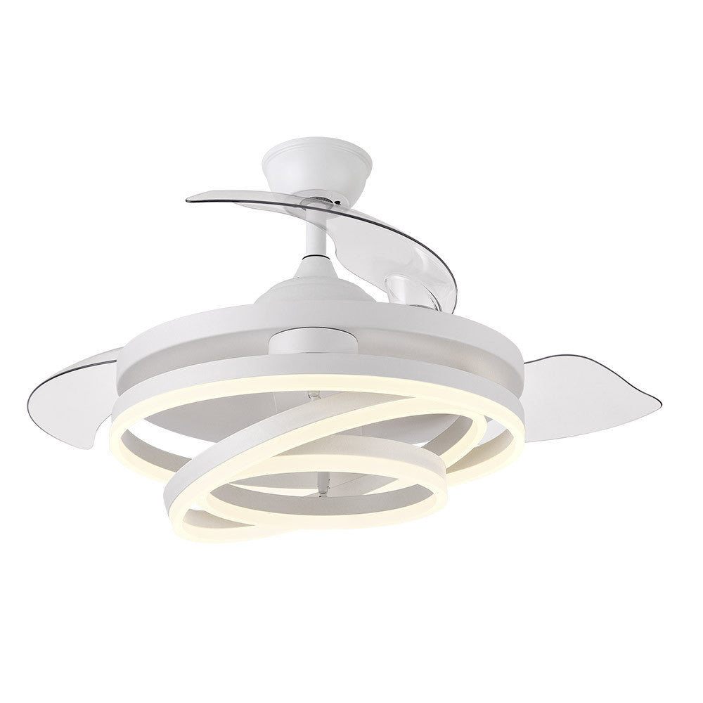 Ventilador 72w Dc Kai Blanco 3 Aspas Transp. 6 Vel. 3 Colores 43/58x50/107 C/remoto,memoria Y Temp. 6120lm_2