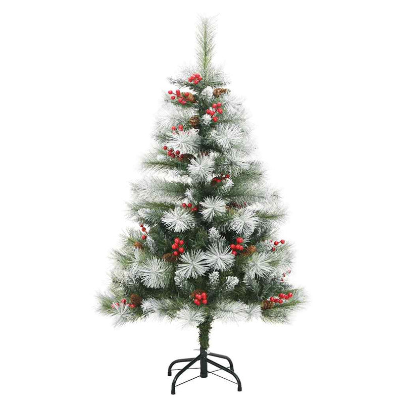 Vidaxl Árbol De Navidad Artificial Con Bisagras 150 Led Y Bolas 150 Cm_4