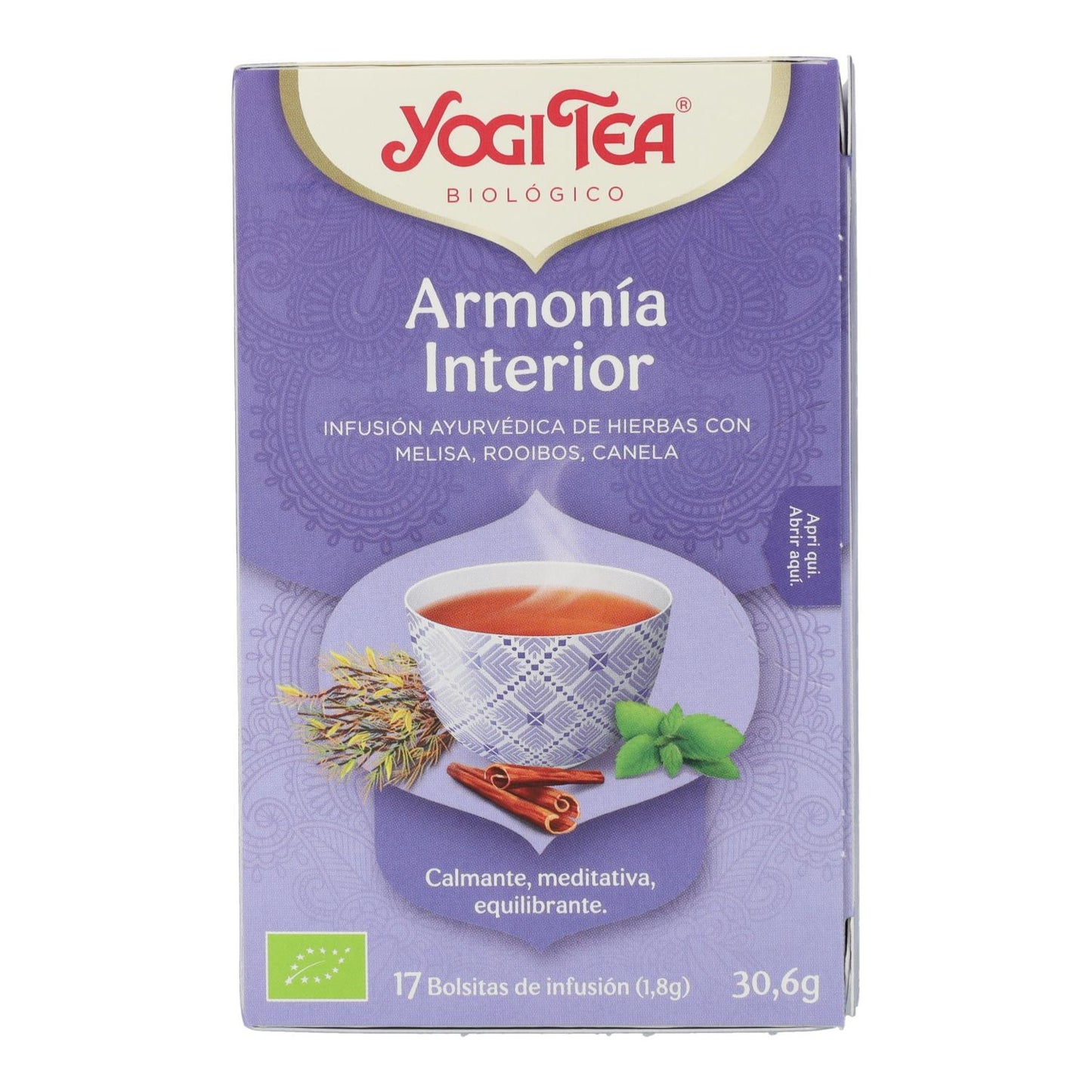 Yogi Tea BIO Inner Harmony, 17 saquetas de chá