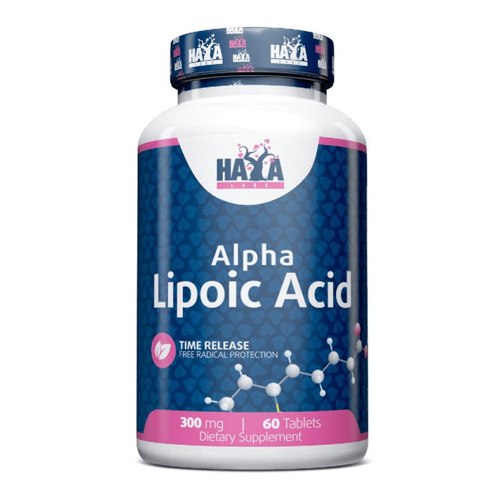 Ácido Alfa Lipoico (liberación Sostenida) 300mg - 60 Tabletas - Acido Alfa Lipoico - Haya Labs_0