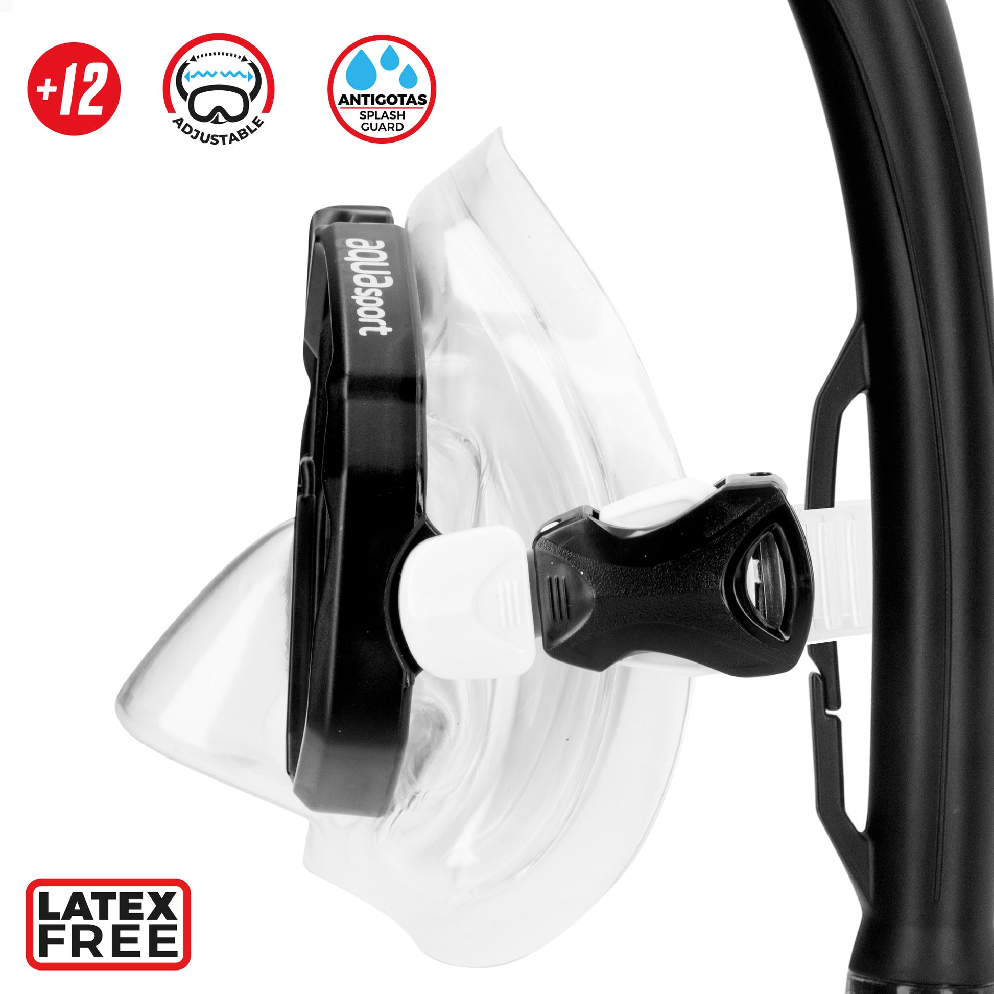 Aqua Sport Set Gafas De Buceo Adulto C/tubo Y Aletas T.42,5-47_2
