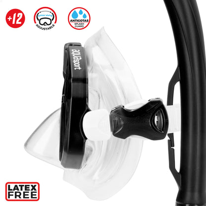 Aqua Sport Set Gafas De Buceo Adulto C/tubo Y Aletas T.42,5-47_2