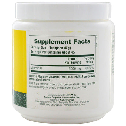 Microcristais de Vitamina C 227 g Natures Plus