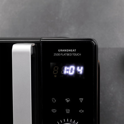 Microondas Sin Plato Digital Grandheat 2500 Flatbed Touch Black. 800 W, Capacidad 25 L, Panel De Control Táctil, 8 Funciones Preconfiguradas, Tempor_3