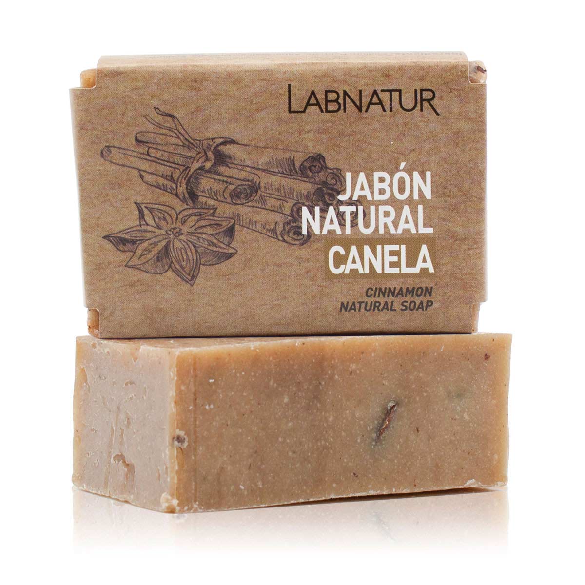 Jabón Natural Canela Labnatur 100 g | Tonifica y Revitaliza | Todo tipo de Piel | Vegano_0
