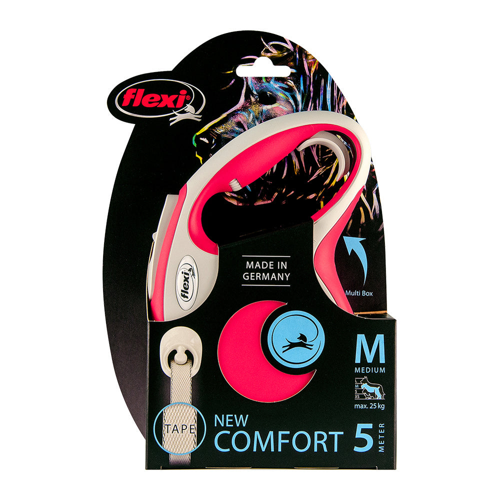 Correa Para Perros Flexi New Comfort 5 M Rojo Talla S_0