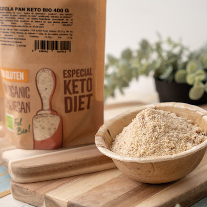 Mistura de farinha para pão cetogénica sem glúten NaturGreen 400g