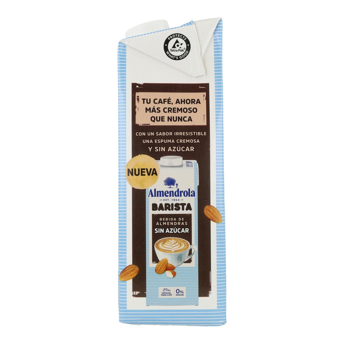 Pack de 6 Bebidas de Amêndoa Sem Açúcares Almendrola 1 L