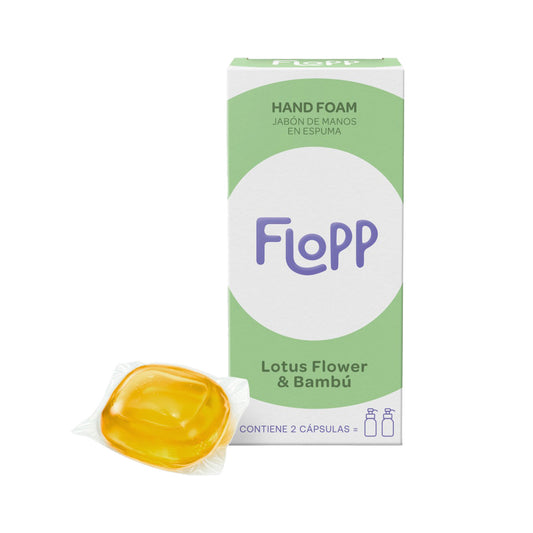 Refill Jabón de Manos Lotus Flower & Bambú Flopp Eco 2 Cápsulas